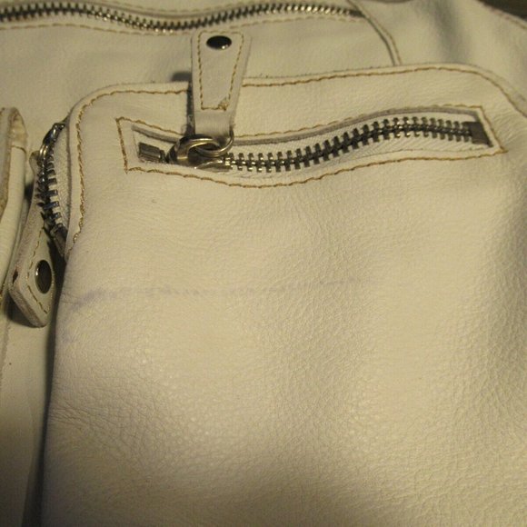 Large Off White Fossil Sutter Bag. - Picture 9 of 12